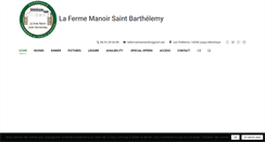 Desktop Screenshot of lafermemanoir.com